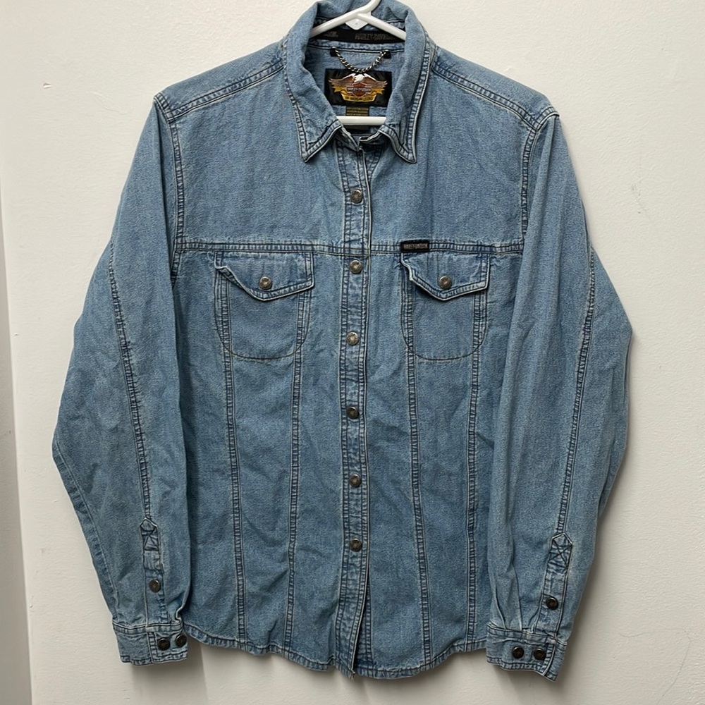 Harley Davidson denim shirt